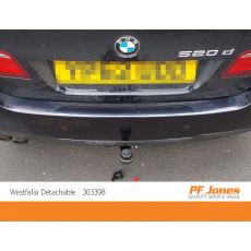 BMW 5 Series Westfalia Detachable Towbar Close Up