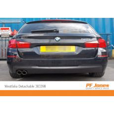 BMW 5 Series Estate F11 2010-2016 Westfalia Detachable Towbar Neck Removed