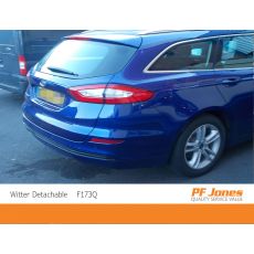 Ford Mondeo Estate Witter Detachable Towbar Neck Removed Side Angle