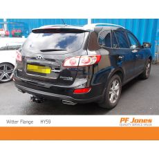 Hyundai Santa Fe Witter Flange Towbar Fitted