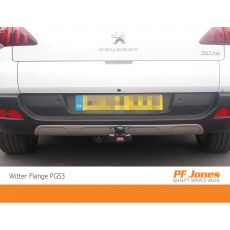 Peugeot 3008 Crossover Witter Fixed Flange Towbar Fitted