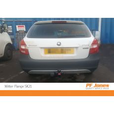 Skoda Fabia Estate Witter flange towbar fitted