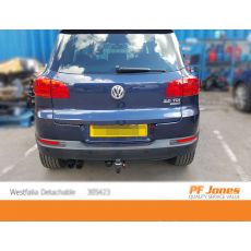 VW Tiguan Westfalia Detachable Towbar Fitted