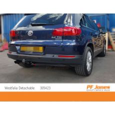 VW Tiguan Westfalia Detachable Towbar Fitting