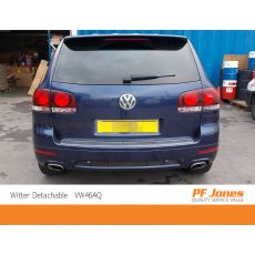 VW Touareg Witter Detachable Towbar Rear View Neck Removed