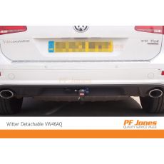 VW Touareg Witter Detachable Towbar Neck Close Up