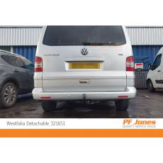 Volkswagen Transporte Detachable towbar fitted