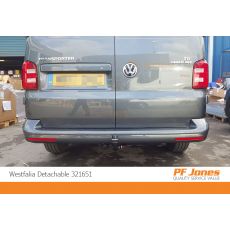 Volkswagen Transporter Detachable Towbar fitted