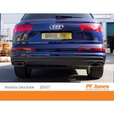 Audi Q7 Westfalia Detachable Towbar Neck Detached