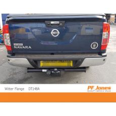 NIssan Navara Witter Flange Towbar Close Up