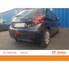 Peugeot 208 Hatchback 2012-2019 Oris Detachable Towbar