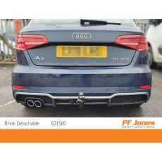 Audi A3 Sportback (8VA) 07/2016 Onwards Brink Detachable Towbar