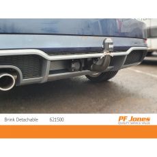 Audi A3 Sportback (8VA) 07/2016 Onwards Brink Detachable Towbar Neck Close Up Two
