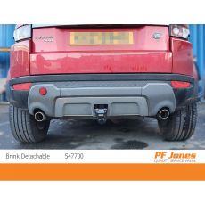 Brink Detachable Towbar Neck Removed Close Up