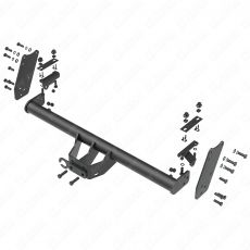 Isuzu D-Max Pickup 4WD 2012-2020 PF Jones Fixed Flange Towbar