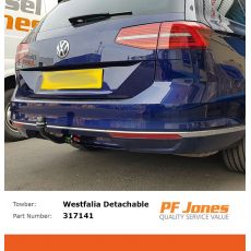 VW Passat 2014 Onwards Westfalia Detachable
