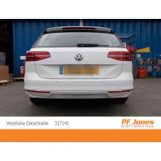 Volkswagen Passat Towbar Rear View Neck Removed