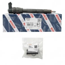 Renault Trafic II 2.0 DCI 2010-2014 New Bosch Diesel Injector + sleeve & securing ring 0445110634KIT