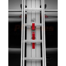 Ladder belted in