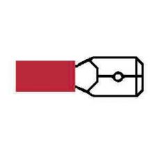 Red Pre-Insulated Blade Terminals - 6.30mm, 0-001-26