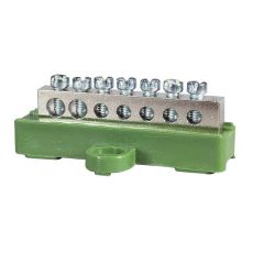 7-Way Terminal Block - 2 x 5.4mm diameter, 5 x 4mm diameter 0-005-38