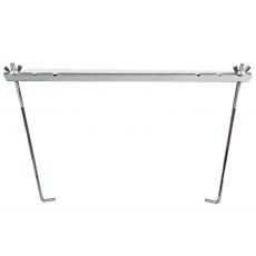 Battery Hold-Down Clamp - Plated Steel with Wing Nuts 0-087-75