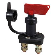 Battery Isolator with Removable Key and Splashproof Cover - 100A 24V 0-605-00