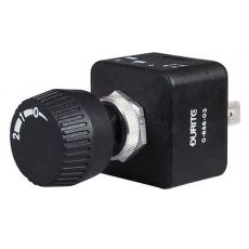 Splashproof Rotary On/On/Off Switch - 15A at 12V 0-656-03