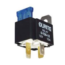 12V Mini Fused Make/Break Relay - 20A 0-726-12