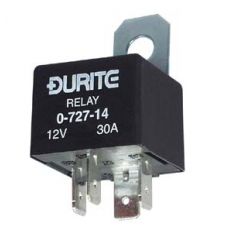 12V Mini Make/Break Relay - with Diode - 30A 0-727-14