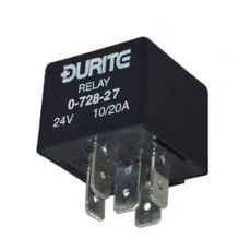 12V Mini Change Over Relay Sealed with Resistor - 20/30A 0-728-15