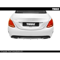 Mercedes C Class Saloon 2014 on Thule Detachable towbar