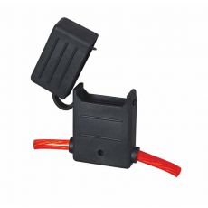 In-Line Fuseholder with Flying Leads and Splashproof Cover for Maxi Blade Type Fuse 0-377-90