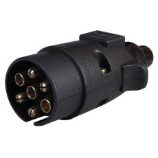 7 Pin Plastic Caravan Plug - 12V ISO 1724 5-693-16