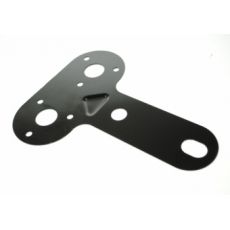 DOUBLE SOCKET MOUNTING PLATE BK
