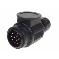 12V 13 PIN EURO PLUG (15mm grommet) BK