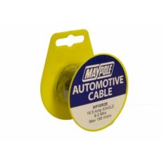 6M MINI REEL SINGLE BLACK CABLE 1x 1mm² 8amp