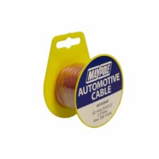 2.5M MINI REEL SINGLE RED CABLE 1x 3mm² 27amp