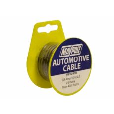 2.5M MINI REEL SINGLE BLACK CABLE 1x 4.5mm² 35amp
