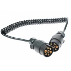 CONNECTING LEAD CURLY 1.5M 12N 2X7PIN PLUGS DP
