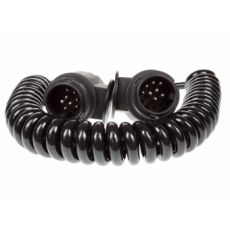 CONNECTING LEAD CURLY 13PIN 2.5M 2 X 8 PIN PLUGS 8 CORE