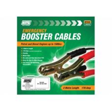 BOOSTER CABLE, PEAK OUTPUT 170A, 7.5mm² x 2M, POLYBAG CCA
