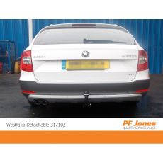 Skoda Superb Estate Dec 2009-2015 Westfalia Detachable Towbar