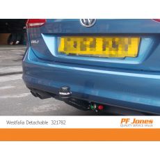 Volkswagen Golf 7 Estate 2013 on Westfalia Detachable tow bar 321782