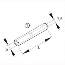 Eberspacher Fuel Adaptor 5 To 3.5mm x 40mm PME