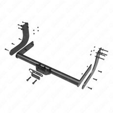 Mercedes Sprinter Van NCV3 2018 Onwards PF Jones Fixed Flange Towbar With Step