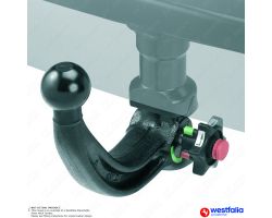 Detachable Swan Neck Towbar for BMW X1 10//2015- BMW 2 Series Active // Grand Tourer 11//2015- Mini Clubman Cooper S 04//2014- F48 F45//F46 - Includes 13pin Vehicle Specific Wiring Kit
