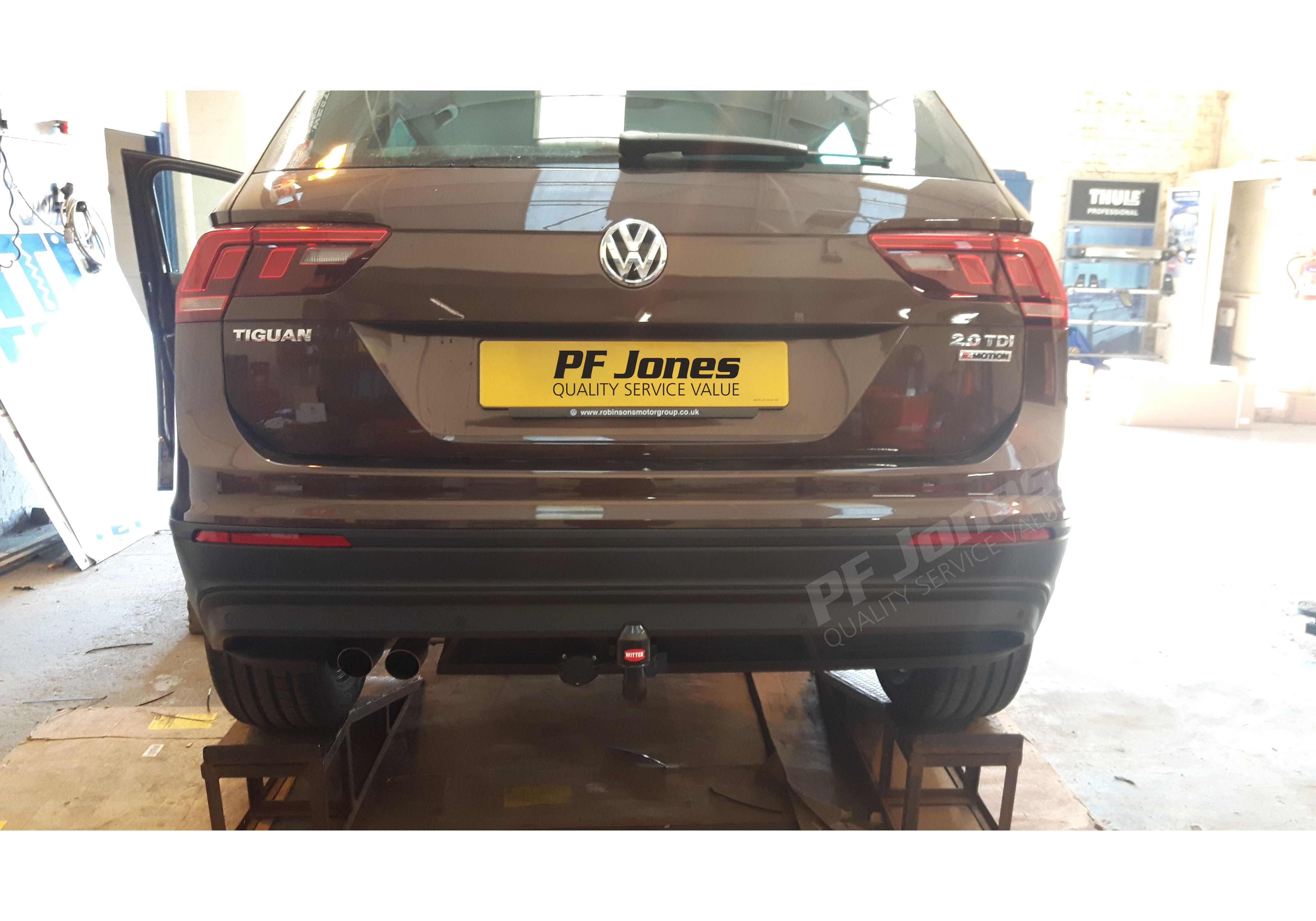 Volkswagen Tiguan ATV SUV 2016 Onwards Witter Detachable Tow bar