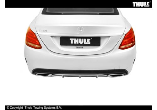 Mercedes C Class Saloon 2014 on Thule Detachable towbar
