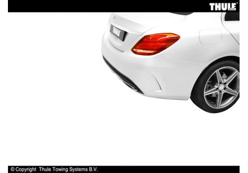 Mercedes C Class Saloon 2014 on Thule Detachable towbar